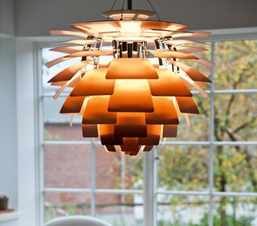 Artichoke pendant light